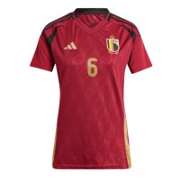 Camiseta Bélgica Axel Witsel #6 Primera Equipación Replica Eurocopa 2024 para mujer mangas cortas